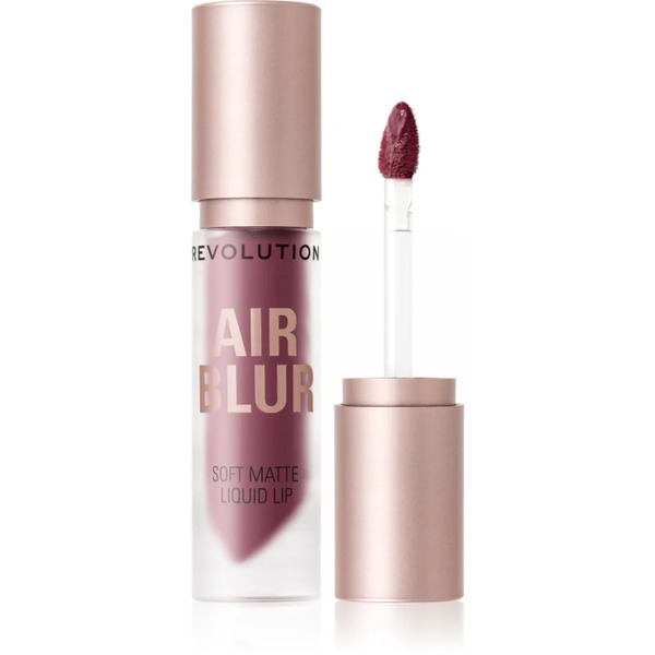  Revolution Air Blur Liquid Lipstick Lekka Matowa Szminka W Płynie Odcień Black Cherry 3.5 Ml 