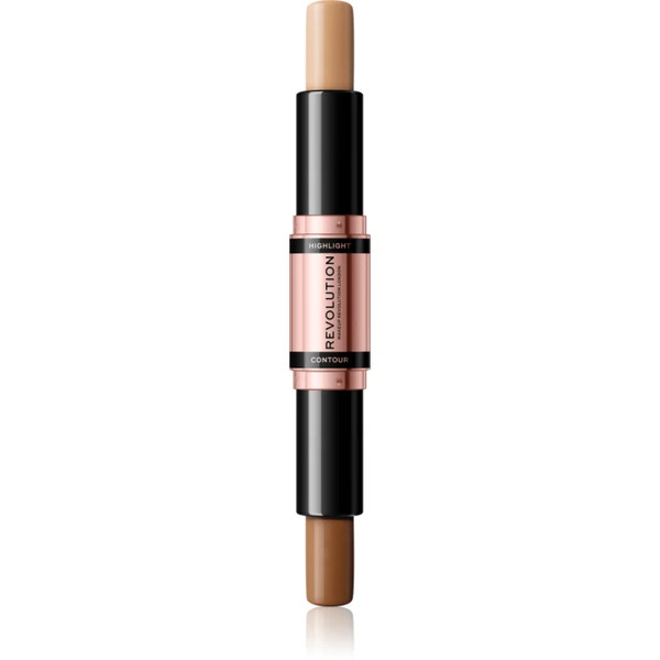  Revolution Fast Base Dwustronny Sztyft Do Konturowania Odcień Medium 2x4.3 G 