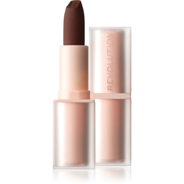  Revolution Lip Allure Soft Satin Lipstick Kremowa Szminka O Satynowym Wykończeniu Odcień Stiletto Brown 3.2 G 
