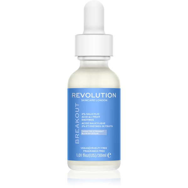  Revolution Skincare Super Salicylic 2% Salicylic Acid & Fruit Enzymes Serum Regenerujące Skórę Tłustą I Problematyczną 30 Ml 