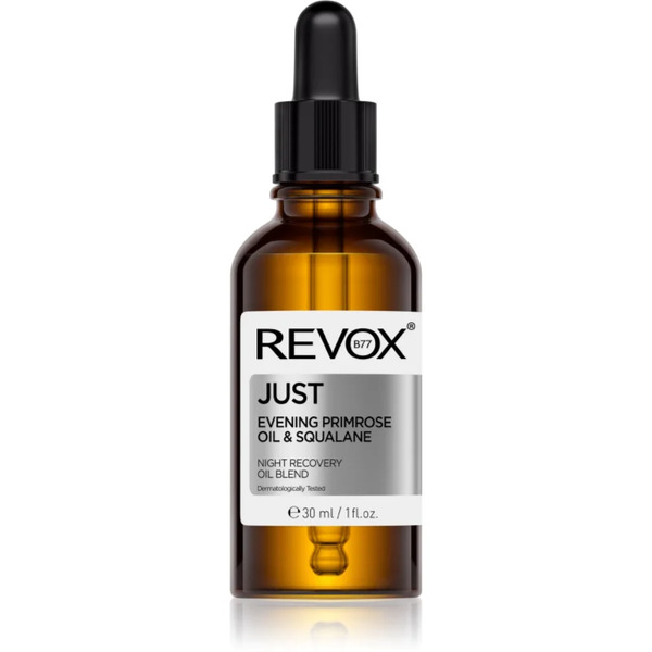  Revox B77 Just Evening Primrose Oil & Squalane Regenerujący Olejek Na Noc Odnawiający Barierę Ochronną Skóry 30 Ml 