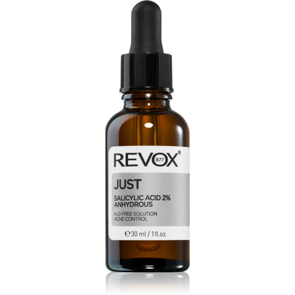  Revox B77 Just Salicylic Acid 2% Anhydrous Serum Peelingujące O Działaniu Złuszczającym Do Twarzy 30 Ml 