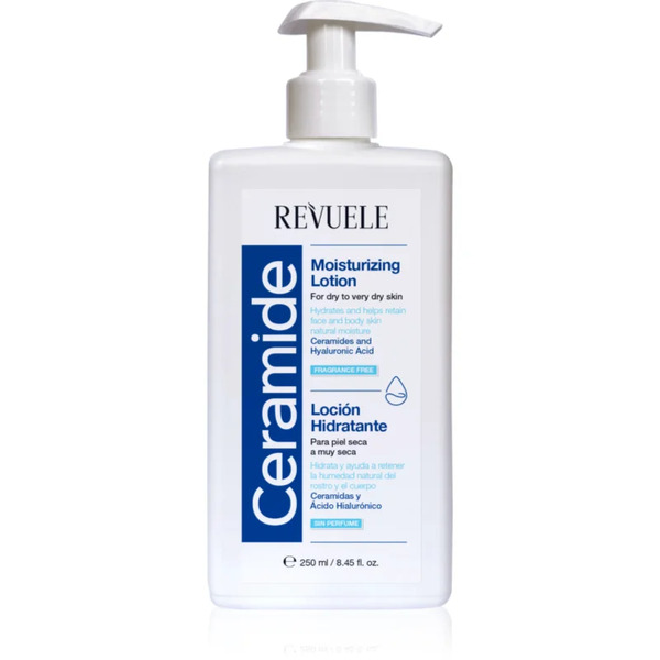  Revuele Ceramide Moisturizing Lotion Mleczko Nawilżające Do Twarzy I Ciała Do Skóry Suchej I Bardzo Suchej 250 Ml 