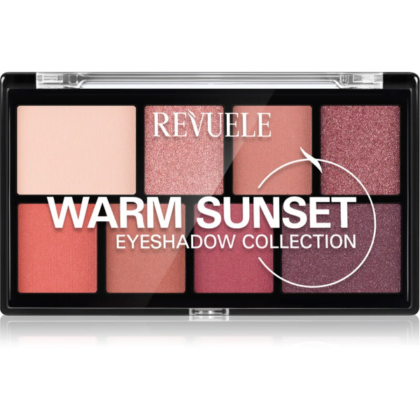  Revuele Eyeshadow Collection Paleta Cieni Do Powiek Odcień Warm Sunset 15 G 