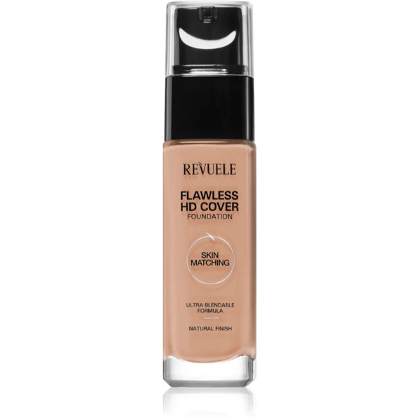  Revuele Flawless Hd Cover Foundation Lekki Podkład Nadający Doskonały Wygląd Odcień 02 Vanilla 33 Ml 