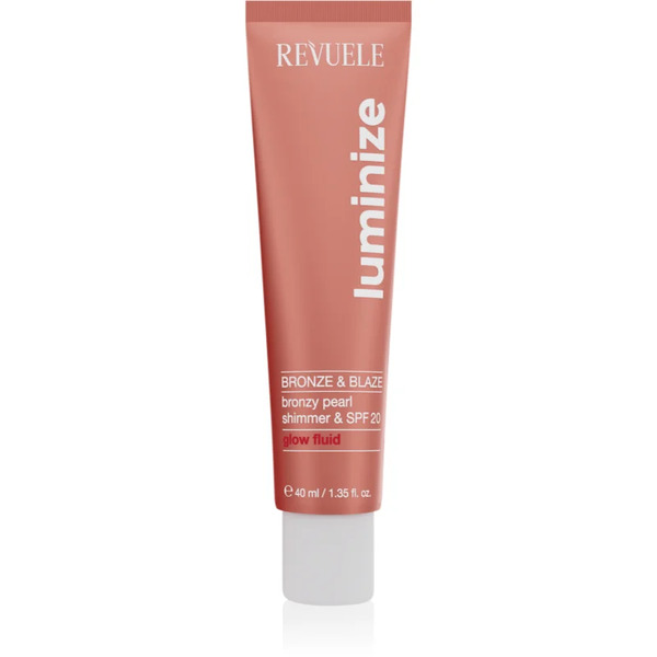  Revuele Luminize Fluid Rozświetlający Spf 20 Odcień Bronze & Blaze 40 Ml 