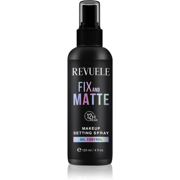  Revuele Makeup Setting Spray Fix And Matte Matujący Spray Utrwalający Makijaż 120 Ml 