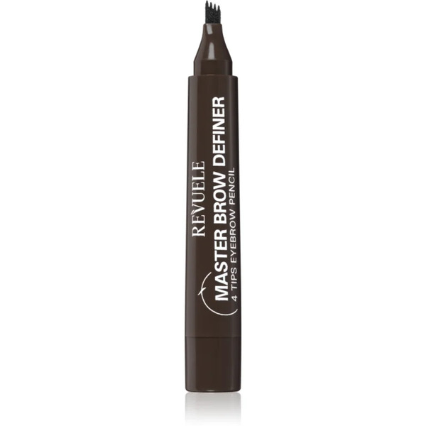  Revuele Master Brow Definer 4 Tips Eyebrow Pencil Precyzyjna Kredka Do Brwi Odcień Dark 2.2 Ml 