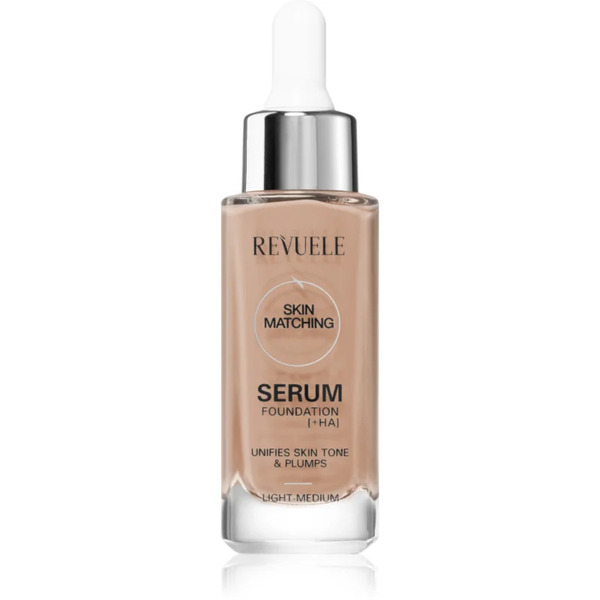  Revuele Serum Foundation [+ha] Podkład Nawilżający Do Ujednolicenia Kolorytu Skóry Odcień Light-medium 30 Ml 