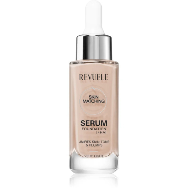  Revuele Serum Foundation [+ha] Podkład Nawilżający Do Ujednolicenia Kolorytu Skóry Odcień Very Light 30 Ml 