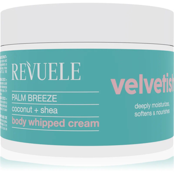  Revuele Velvetish Palm Breeze Body Whipped Cream Nawilżający Krem Do Ciała Coconut + Shea 300 Ml 