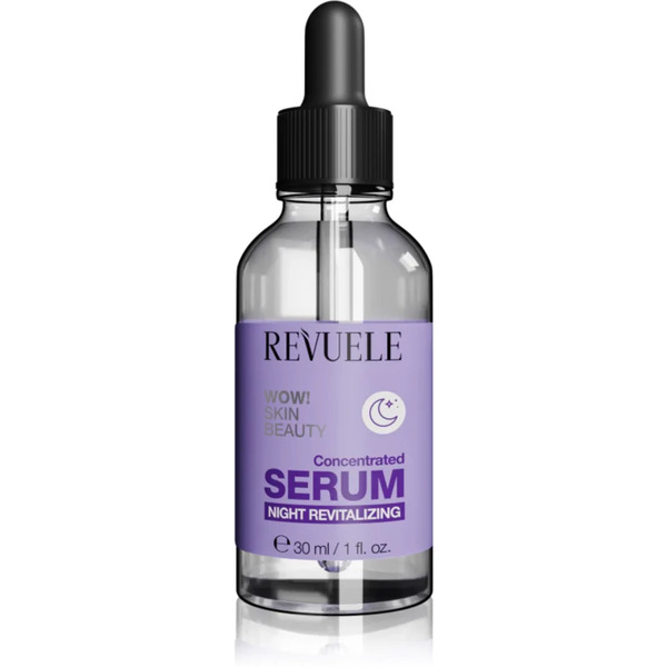  Revuele Wow! Skin Beauty Concentrated Serum Night Revitalizing Serum Przeciwzmarszczkowe Na Noc O Działaniu Nawilżającym 30 Ml 