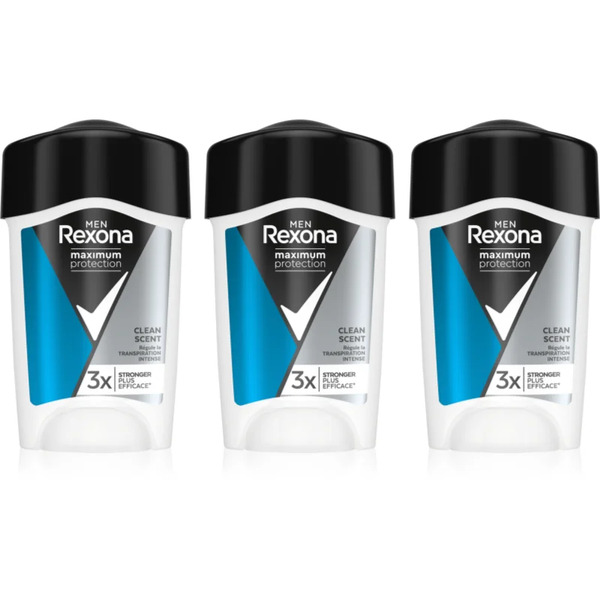 Rexona Men Maximum Protection Clean Scent Kremowy Antyperspirant Przeciw Nadmiernej Potliwości Dla Mężczyzn 