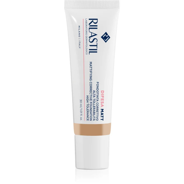  Rilastil Difesa Make Up Matt Podkład Matujący Odcień 01 30 Ml 