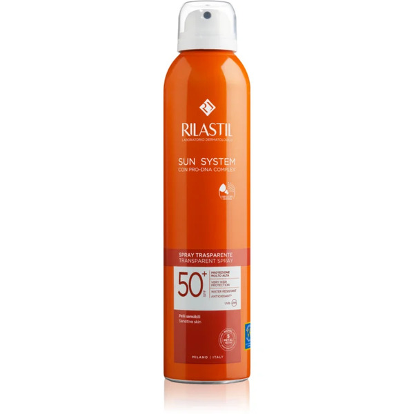  Rilastil Sun System Transparentny Spray Do Opalania Spf 50+ 200 Ml 