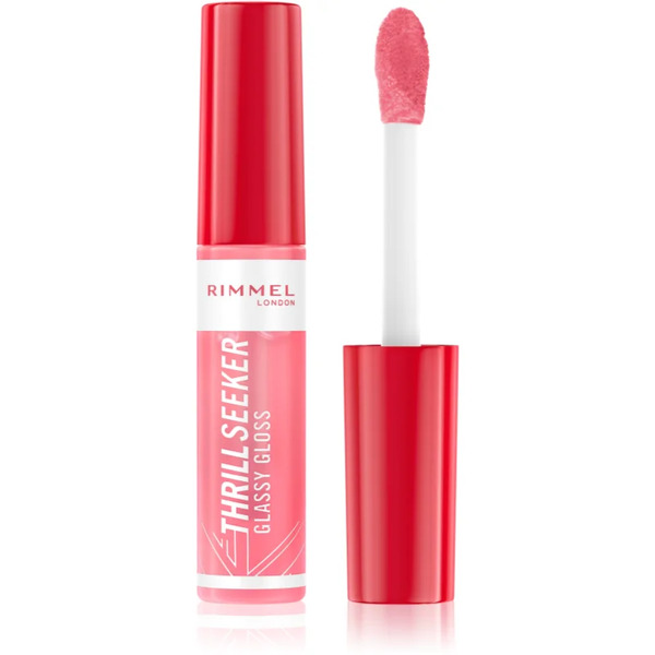  Rimmel Thrill Seeker Glassy Gloss Błyszczyk Do Ust Nadający Objętość Odcień 500 Pine To The Apple 10 Ml 