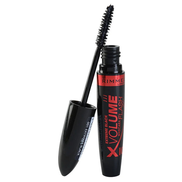  Rimmel Volume Flash X10 Extreme Black Tusz Do Rzęs Zwiększający Objętość I Pogrubiający Odcień 001 Extreme Black 8 Ml 