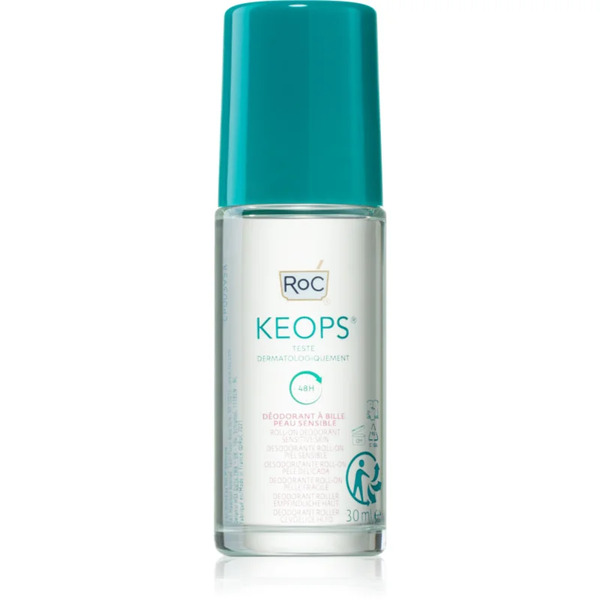  Roc Keops Sensitive Dezodorant Roll-on Do Skóry Wrażliwej 48h 30 Ml 