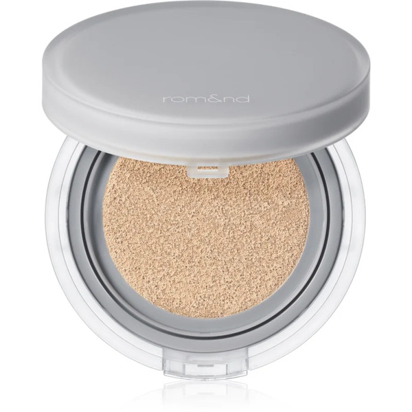  Rom&nd Nu Zero Cushion Lekki Ochronny Podkład W Gąbeczce Z Efektem Rozświetlającym Odcień 03 Natural 21 15 G 