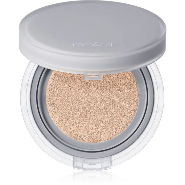  Rom&nd Nu Zero Cushion Lekki Ochronny Podkład W Gąbeczce Z Efektem Rozświetlającym Odcień 02 Pure 21 15 G 