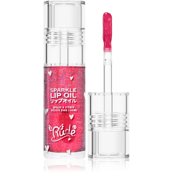  Rude Cosmetics Manga Collection Sparkle Lip Oil Tonujący Olejek Do Ust O Działaniu Nawilżającym Odcień Watermelon 4 G 