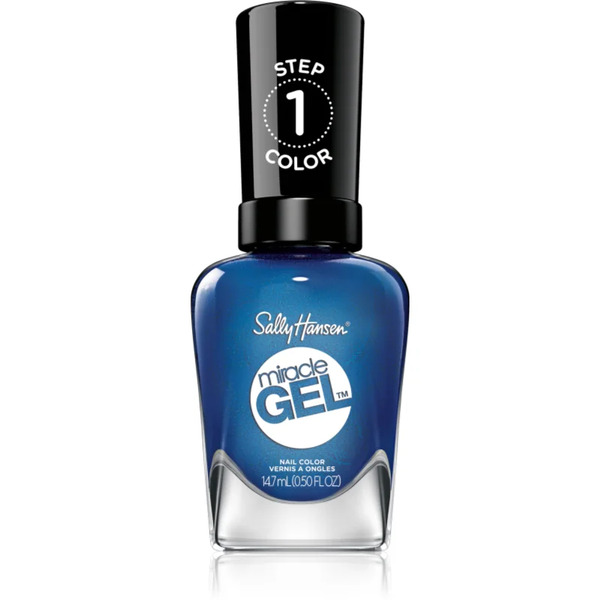  Sally Hansen Miracle Gel™ Hybrydowy Lakier Do Paznokci Bez Użycia Lampy Uv/led Odcień Blues Cruise 14,7 Ml 