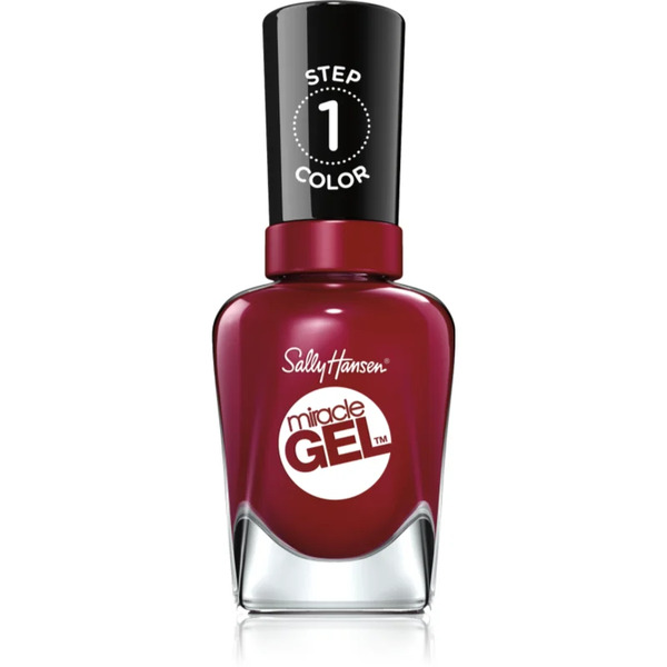  Sally Hansen Miracle Gel™ Hybrydowy Lakier Do Paznokci Bez Użycia Lampy Uv/led Odcień 440 Dig Fig 14.7 Ml 