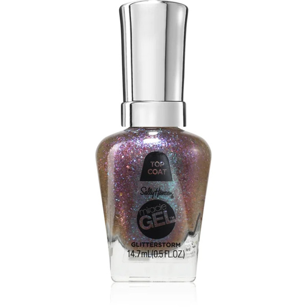  Sally Hansen Miracle Gel™ Hybrydowy Lakier Do Paznokci Bez Użycia Lampy Uv/led Odcień Glitterstorm 14.7 Ml 