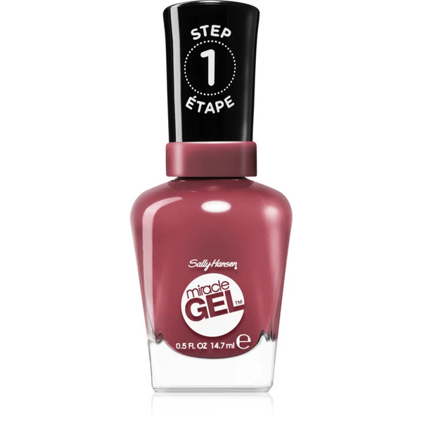  Sally Hansen Miracle Gel™ Hybrydowy Lakier Do Paznokci Bez Użycia Lampy Uv/led Odcień 256 Proper P-rose 14,7 Ml 
