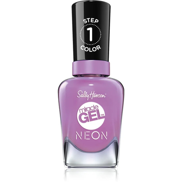  Sally Hansen Miracle Gel™ Hybrydowy Lakier Do Paznokci Bez Użycia Lampy Uv/led Odcień 054 Violet Voltage 14,7 Ml 