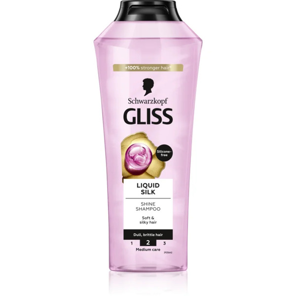  Schwarzkopf Gliss Liquid Silk Szampon Regenerujący Do Wzmocnienia Włosów I Nadania Im Większego Połysku 400 Ml 