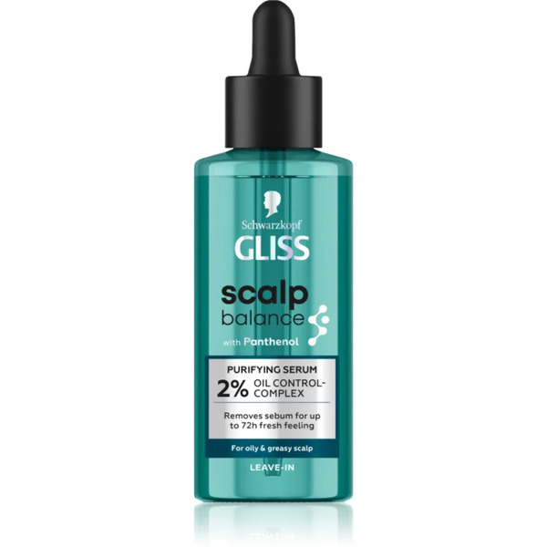  Schwarzkopf Gliss Scalp Balance Głęboko Oczyszczające Serum Do Skóry Głowy Do Włosów Przetłuszczających Się 100 Ml 