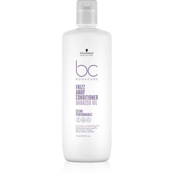  Schwarzkopf Professional Bc Bonacure Frizz Away Conditioner Odżywka Do Włosów Nieposłusznych I Puszących Się 1000 Ml 