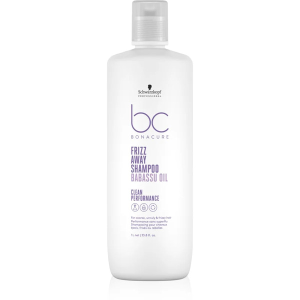  Schwarzkopf Professional Bc Bonacure Frizz Away Shampoo Szampon Do Włosów Nieposłusznych I Puszących Się 1000 Ml 