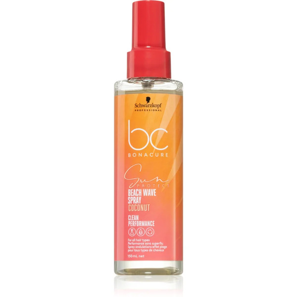  Schwarzkopf Professional Bc Bonacure Sun Protect Beach Waves Spray Spray Do Włosów Nadający Plażowy Efekt 150 Ml 