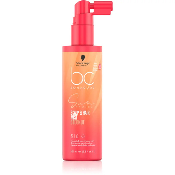  Schwarzkopf Professional Bc Bonacure Sun Protect Scalp & Hair Mist Spray Ochronny Szampon Do Zmęczonych Włosów I Skóry Głowy Spf20 100 Ml 