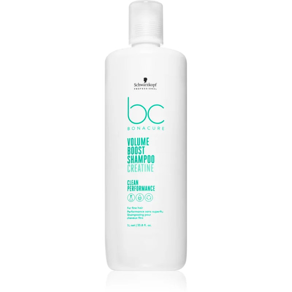  Schwarzkopf Professional Bc Bonacure Volume Boost Szampon Na Objętość Do Włosów Cienkich I Delikatnych 1000 Ml 
