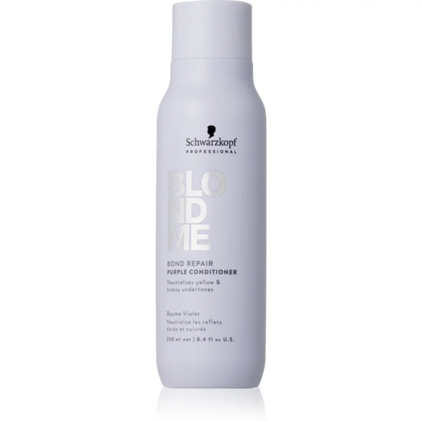  Schwarzkopf Professional Blondme Bond Repair Purple Conditioner Odżywka Fioletowa Do Włosów Blond 250 Ml 