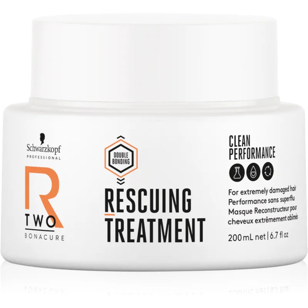  Schwarzkopf Professional Bonacure R-two Rescuing Treatment Maska Do Włosów Do Włosów Ekstremalnie Zniszczonych 200 Ml 