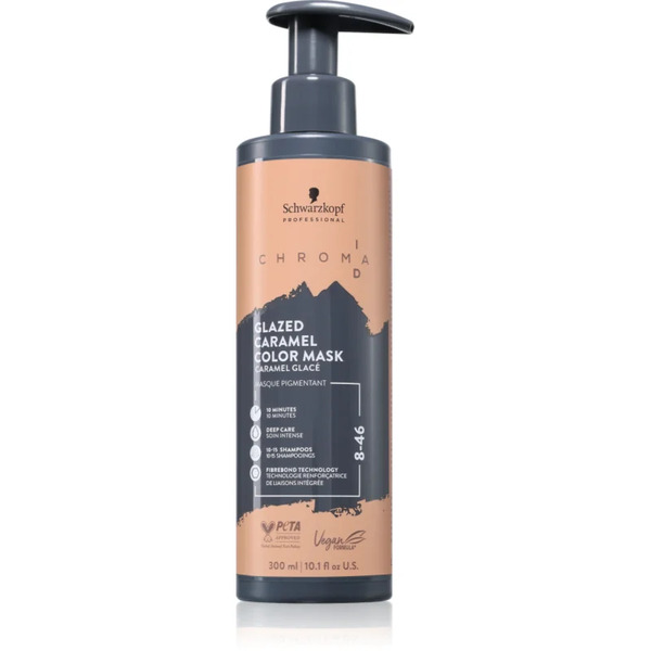  Schwarzkopf Professional Chroma Id Color Mask Maska Intensywnie Koloryzująca Do Włosów Odcień 8-46 Glazed Caramel 300 Ml 