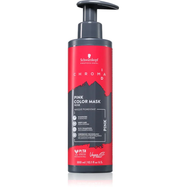  Schwarzkopf Professional Chroma Id Color Mask Maska Intensywnie Koloryzująca Do Włosów Odcień Pink 300 Ml 