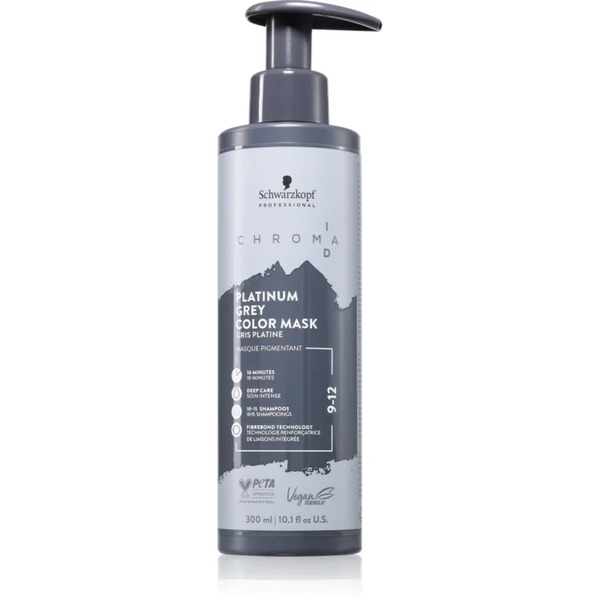  Schwarzkopf Professional Chroma Id Color Mask Maska Intensywnie Koloryzująca Do Włosów Odcień 9-12 Platinum Grey 300 Ml 