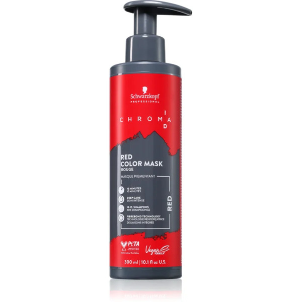  Schwarzkopf Professional Chroma Id Color Mask Maska Intensywnie Koloryzująca Do Włosów Odcień Red 300 Ml 