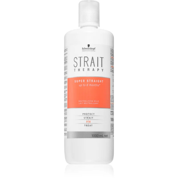  Schwarzkopf Professional Strait Therapy Neutralising Milk Mleko Do Włosów Do Utrwalenia Kształtu 1000 Ml 