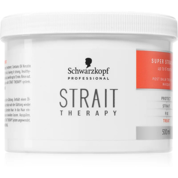 Schwarzkopf Professional Strait Therapy Post Balm Treatment Maseczka Restrukturyzacyjna Do Wzmocnienia Włosów 500 Ml 