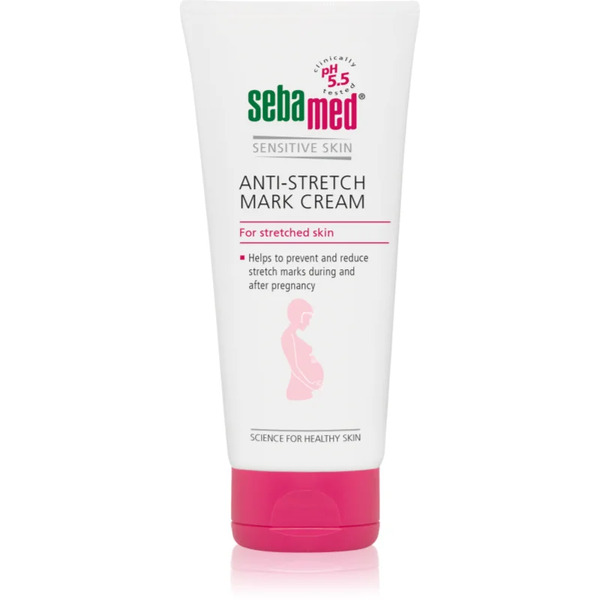  Sebamed Anti-stretch Mark Cream Krem Do Ciała Redukujący Istniejące Rozstępy I Zapobiegający Powstawaniu Nowych 200 Ml 