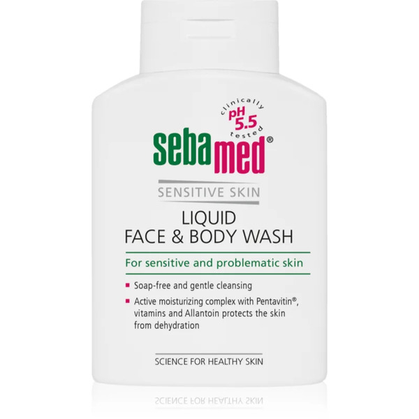  Sebamed Face & Body Wash Sensitive Skin Delikatna Emulsja Myjąca Do Twarzy I Ciała Do Skóry Wrażliwej 200 Ml 