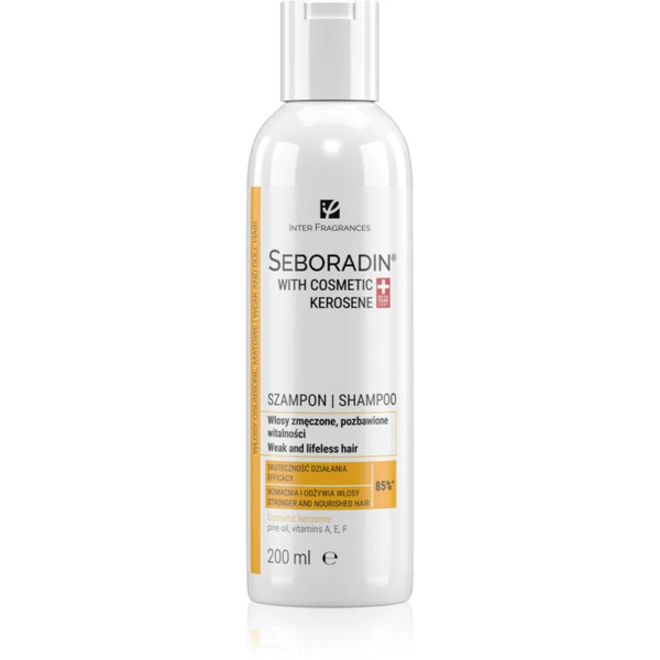  Seboradin With Cosmetic Kerosene Szampon Do Wzmocnienia Włosów I Nadania Im Większego Połysku 200 Ml 