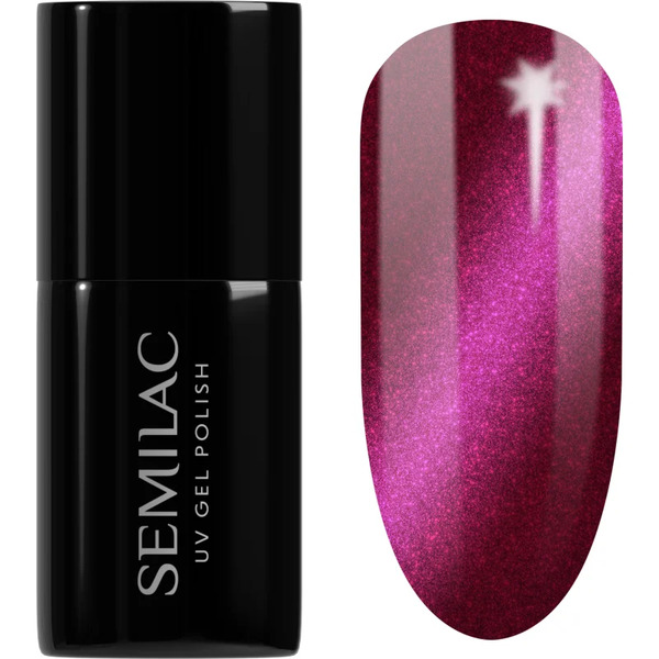  Semilac Uv Hybrid Silk Effect Hybrydowy Lakier Do Paznokci Z Użyciem Lampy Uv / Led Odcień 468 Pink Cosy Essential 7 Ml 