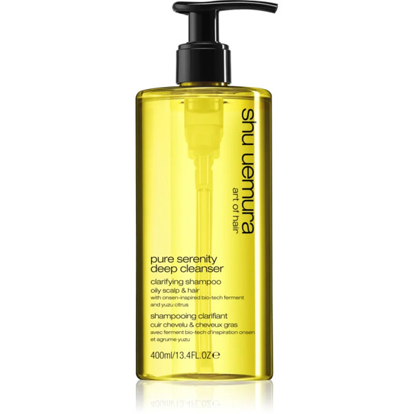  Shu Uemura Deep Cleanser Pure Serenity Szampon Głęboko Oczyszczający Do Przetłuszczających Się Włosów I Skóry Głowy 400 Ml 